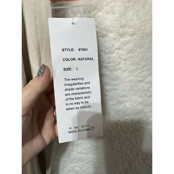 KAKTUS Womens Sz Large Linen Rayon Khaki Tan Cropped Capri Pants - Picture 5 of 7